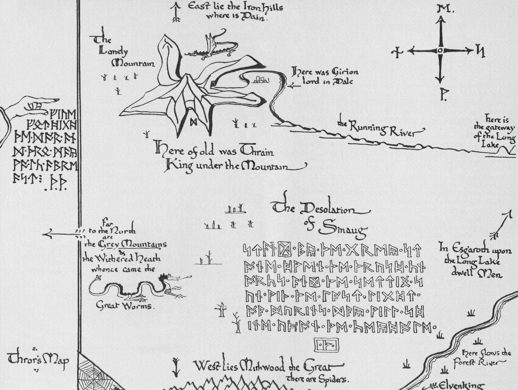 Maps from the Hobbit